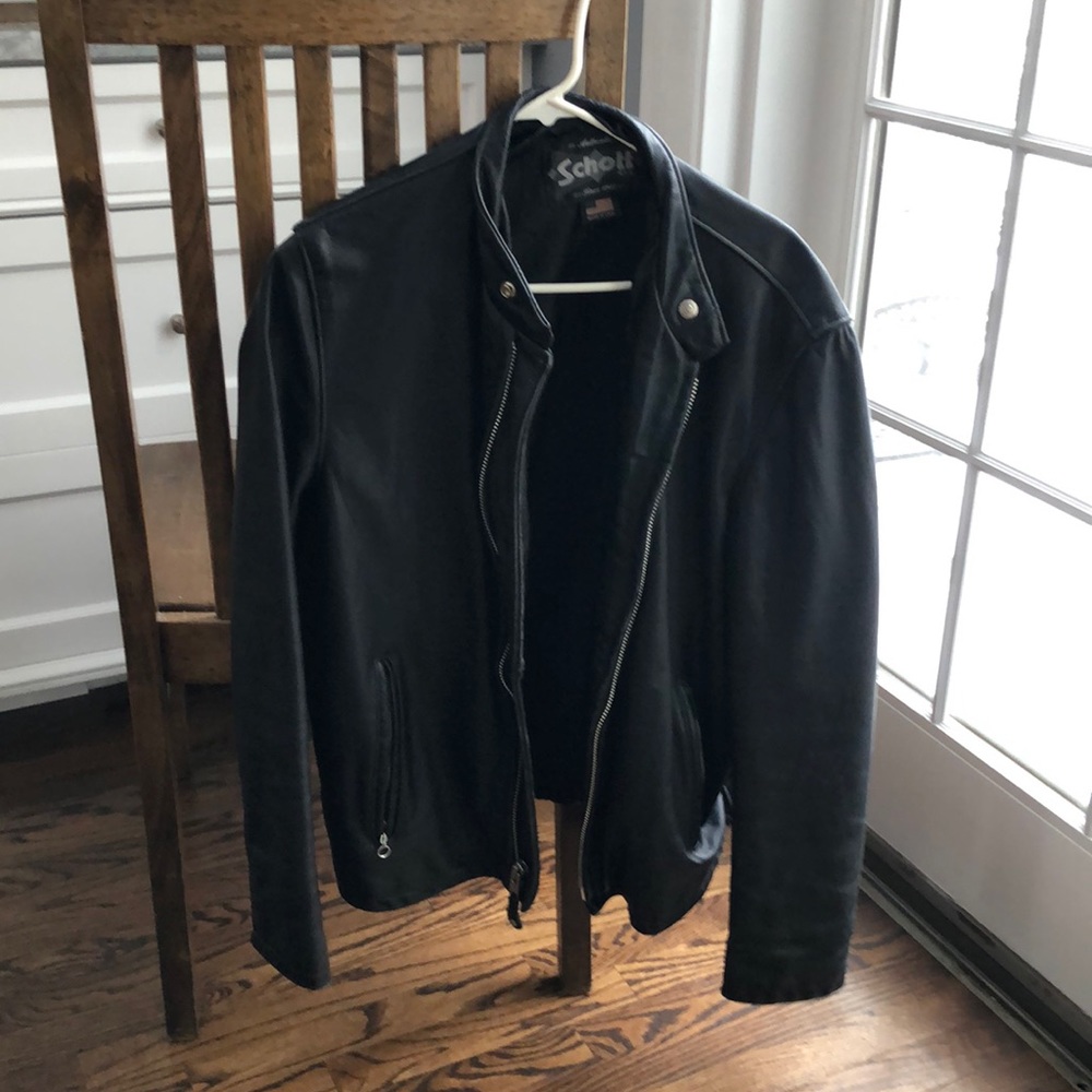 Vintaged Cowhide Cafe Racer Leather Jacket